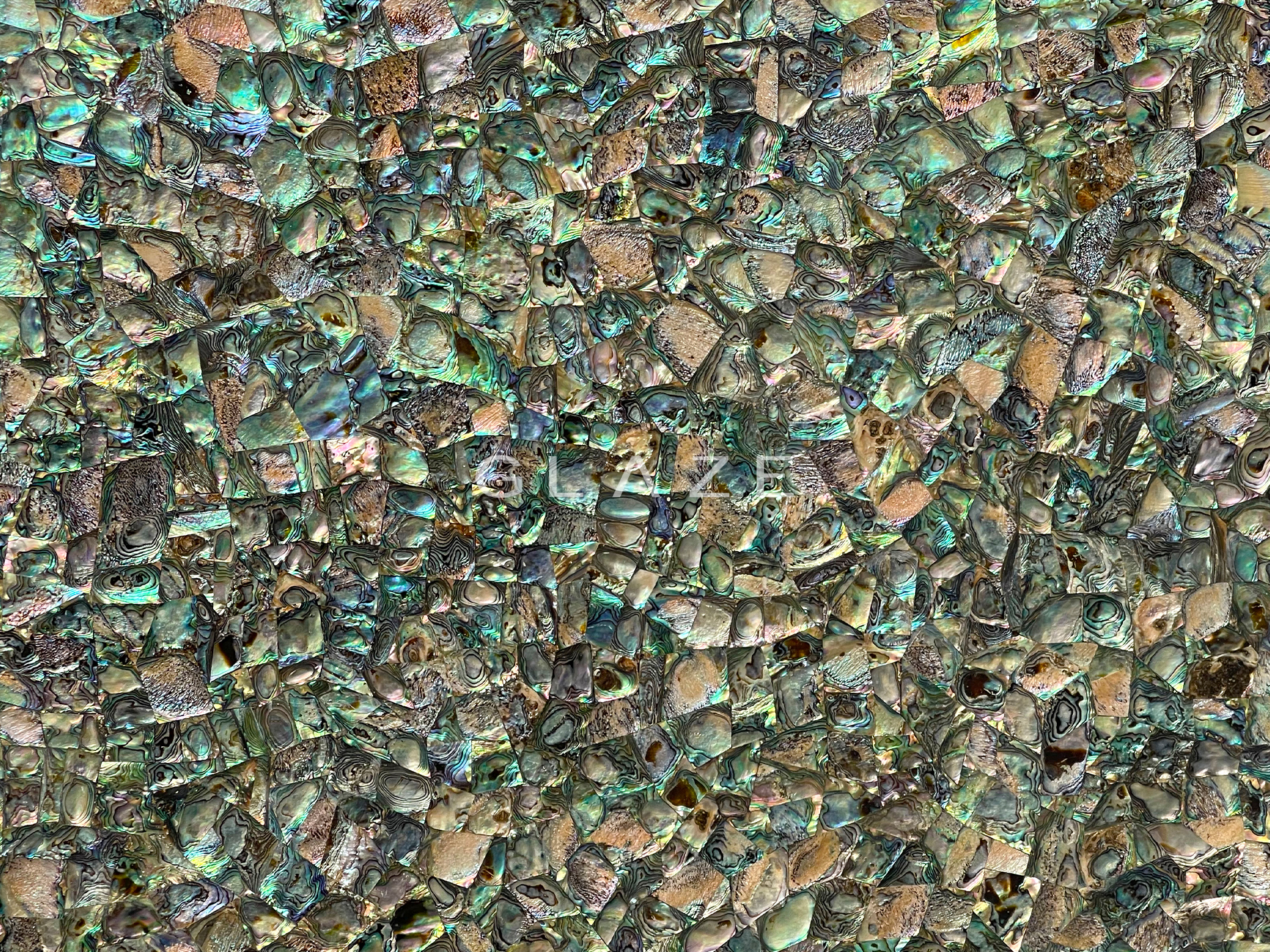 Precious Stone ABALONE Green Random