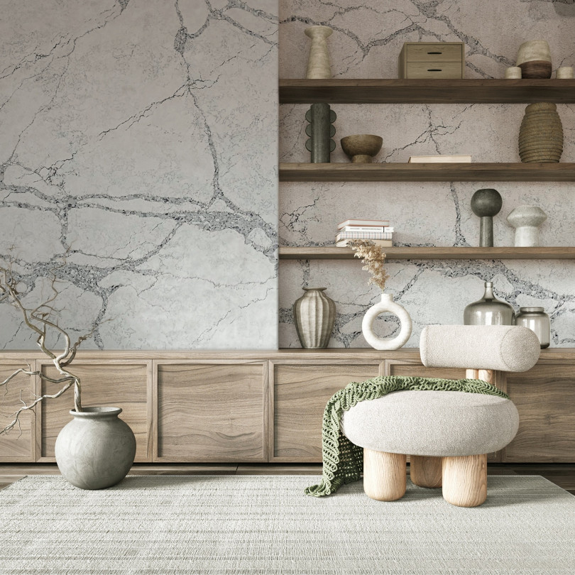 Quartz KOZO Silver Apuana