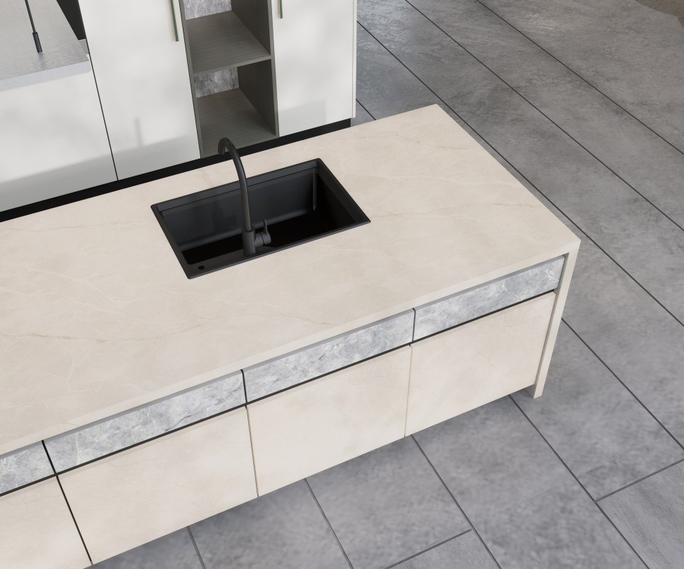 Quartz KOZO Calacatta Cremo