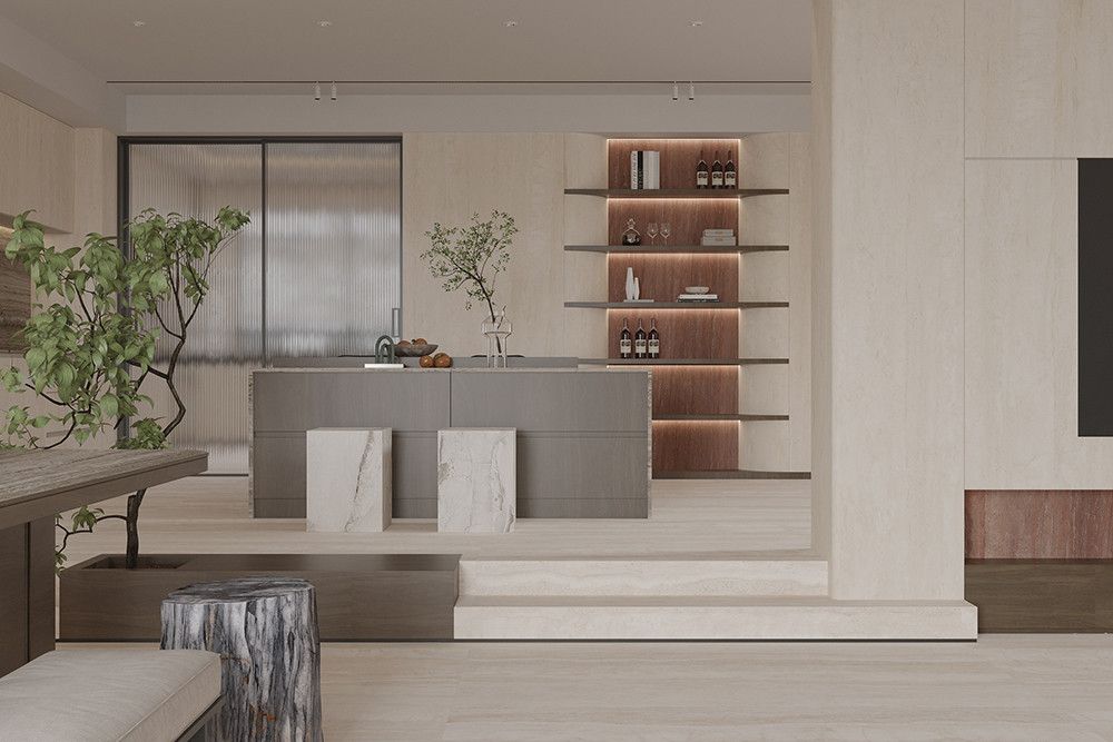 KOZO Porcelain Travertine Navona Beige