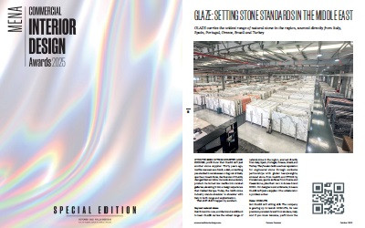 Glaze Granite & Marble - Commercial Interior Design Awards 2025 Magazine - October 2025