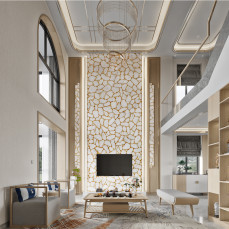 Precious Stone CRYSTAL Quartz White with Gold