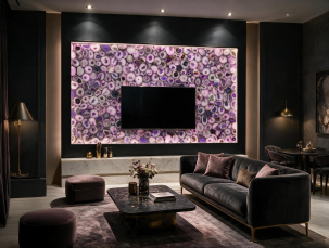 Precious Stone AGATE Purple