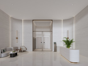 KOZO Porcelain Travertine Navona Bianco