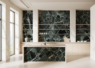 KOZO Porcelain Verde Alpi (Full Body Veining)