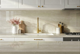 Quartz KOZO Travertine Alabastrino