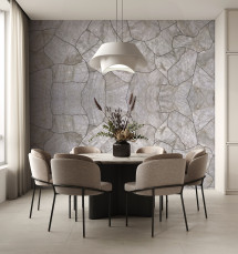 Precious Stone CRYSTAL Quartz White with Silver