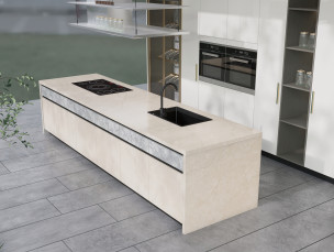 Quartz KOZO Calacatta Cremo