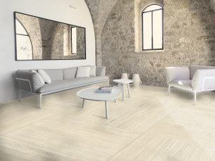 NOBILITA Porcelain Travertino Romano Classico Vein Cut